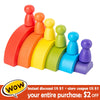 Stacking Rainbow Blocks Toy