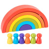 Stacking Rainbow Blocks Toy