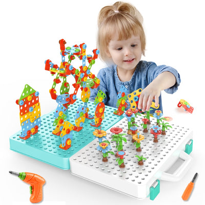 Kids Drill Screw Nut Puzzles Toy