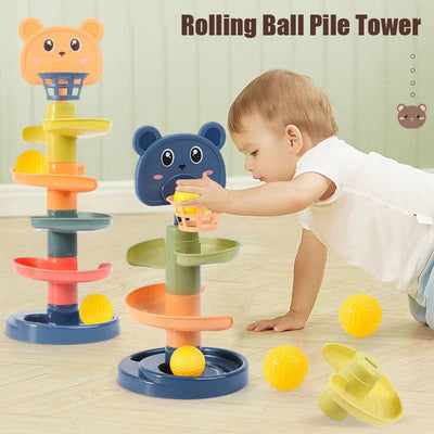 5Layer Ball Drop Roll Swirling Tower