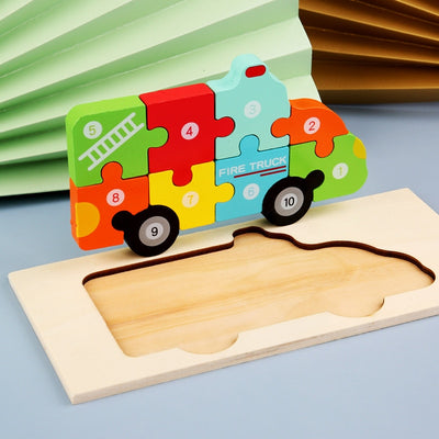 Montessori Wooden Toddler Puzzles