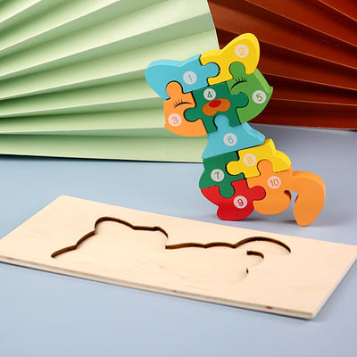 Montessori Wooden Toddler Puzzles